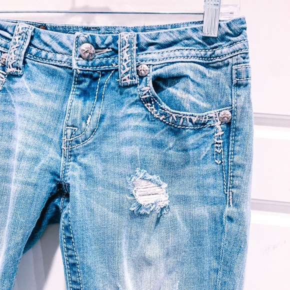 Miss Me Jeans RARE with embellished pockets Bootcut Flare Fit - Picture 4 of 13